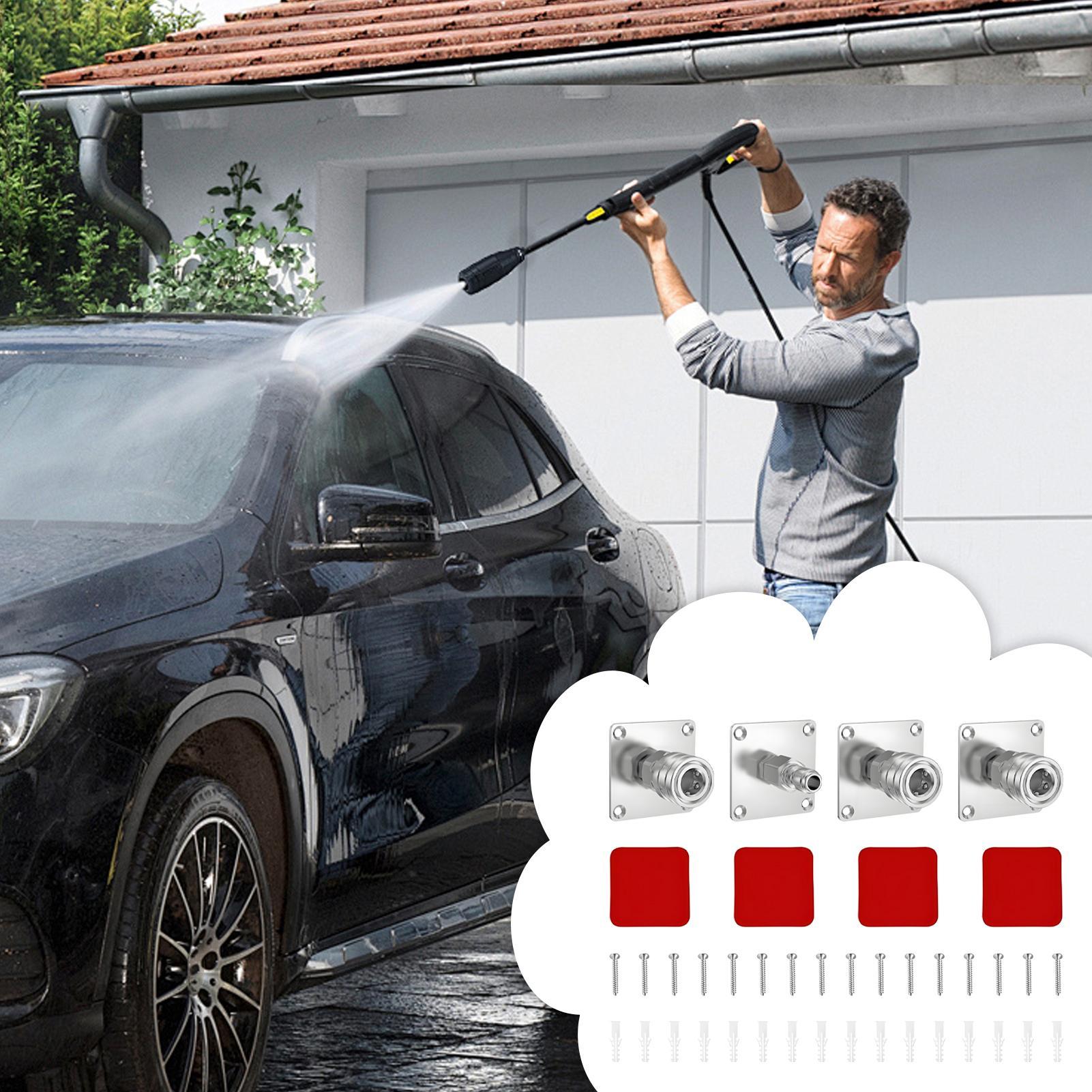 Foam Cannon Car Wash - Hogedrukreiniger Wandhouder Quick Connect Foam Cannon
