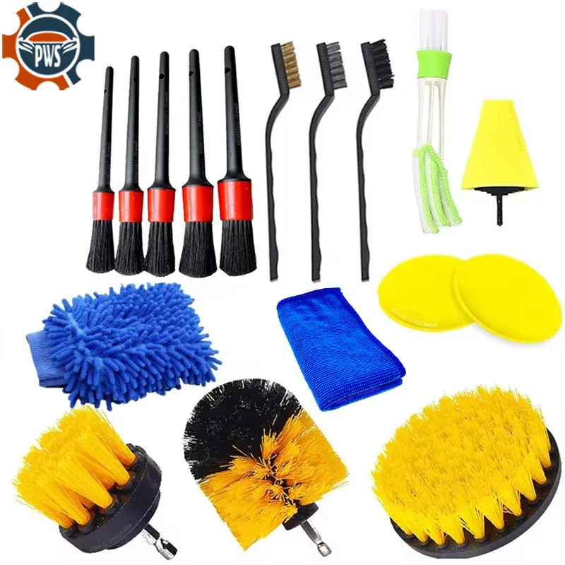 Nieuwe autodetailing borstelse - Detailing Brush Set recensie en prijs