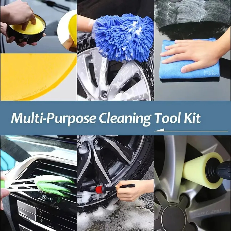Nieuwe autodetailing borstelse - Detailing Brush Set recensie en prijs