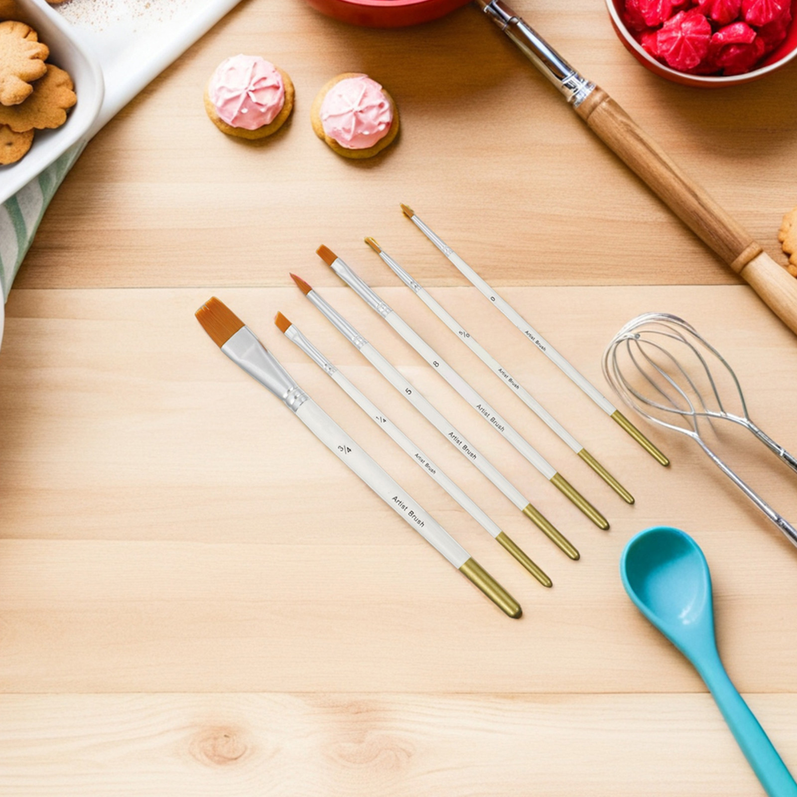 Set van 12 fondantpenselen voo - Detailing Brush Set recensie en prijs